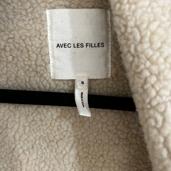 Pink oversized shearling moto jacket - Picture 6 of 8